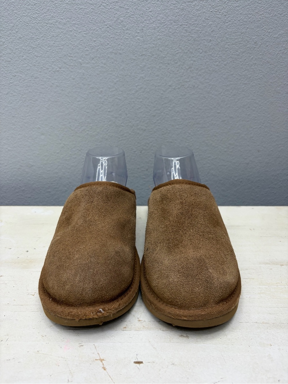 Ugg Brown Suede Classic Slippers Size 7 - Picture 4 of 7